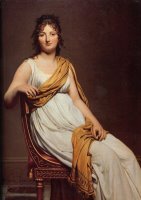 Portrait of Henriette De Verninac by Jacques Louis David