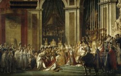 Sacre De L'empereur Napoleon Et Couronnement De L'imperatrice Josephine a Notre Dame, Le 2 Decembre 1804 by Jacques Louis David