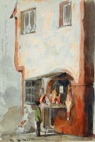 Boutique De Boucher The Butcher's Shop by James Abbott McNeill Whistler