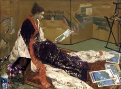 Caprice in Purple And Gold The Golden Screen by James Abbott McNeill Whistler