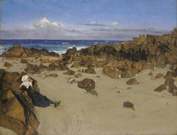 Coast of Brittany (alone with The Tide) by James Abbott McNeill Whistler