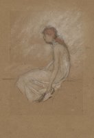 Seated Woman with Red Hair by James Abbott McNeill Whistler