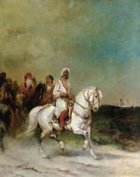 A Maharaja on a White Horse by James Alexander Walker