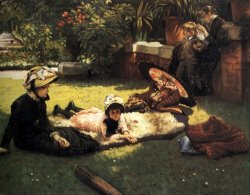 In The Sunshine by James Jacques Joseph Tissot