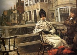 Waiting for The Ferry by James Jacques Joseph Tissot