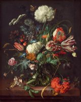Vase of Flowers by Jan Davidsz de Heem