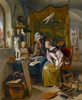 The Drawing Lesson by Jan Steen