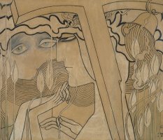 The Desire and the Satisfaction by Jan Theodore Toorop