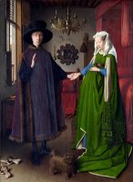 Giovanni Arnolfini And His Bride (the Arnolfini Marriage) by Jan van Eyck