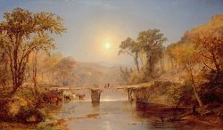 Indian Summer on the Delaware River by Jasper Francis Cropsey