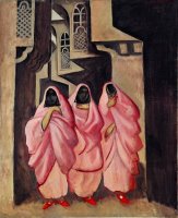 Three Women on The Street of Baghdad by Jazeps Grosvalds