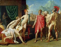 Ambassadors Sent by Agamemnon to Urge Achilles to Fight by Jean Auguste Dominique Ingres