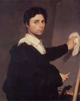 Copy After Ingres's 1804 Selfportrait by Jean Auguste Dominique Ingres