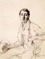 Dr. Louis Martinet by Jean Auguste Dominique Ingres