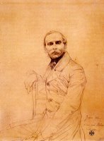 Franz Adolf Von Stuerler by Jean Auguste Dominique Ingres