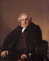 Louisfrancois Bertin by Jean Auguste Dominique Ingres