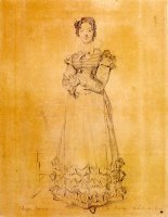 Madame Jacquelles Louis Leblanc, Born Francoise Poncelle by Jean Auguste Dominique Ingres
