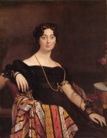 Madame Jacqueslouis Leblanc, Nee Francoise Poncelle by Jean Auguste Dominique Ingres