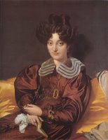 Madame Marie Marcotte (marcotte De Saintemarie), Nee Suzanneclarisse De Salvaing De Boissieu by Jean Auguste Dominique Ingres