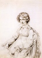 Mrs Charles Thomas Thruston, Born Frances Edwards by Jean Auguste Dominique Ingres