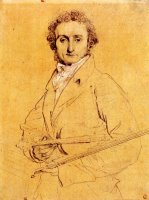 Niccolo Paganini by Jean Auguste Dominique Ingres
