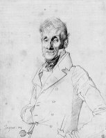 Portrait of a Man, Possible Edme Bochet by Jean Auguste Dominique Ingres