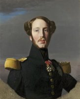 Portrait of Ferdinand Philippe, Duke of Orleans by Jean Auguste Dominique Ingres