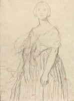 Sketch for Madame Moitessier by Jean Auguste Dominique Ingres