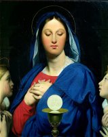 The Virgin of The Host by Jean Auguste Dominique Ingres
