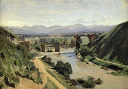 The Bridge of Augustus over the Nera by Jean Baptiste Camille Corot
