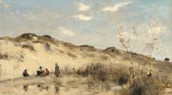 The Dunes Of Dunkirk by Jean Baptiste Camille Corot