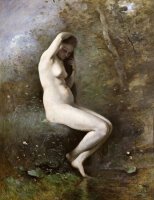 Venus Bathing by Jean Baptiste Camille Corot