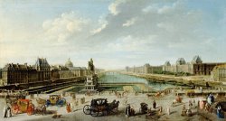 A View of Paris From The Pont Neuf by Jean-baptiste Raguenet