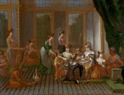 Banquet of Distinguished Turkish Women by Jean Baptiste Vanmour