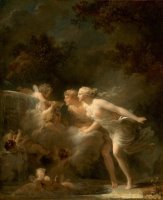The Fountain of Love by Jean Honore Fragonard