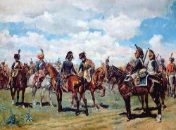 Soldiers On Horseback by Jean-Louis Ernest Meissonier