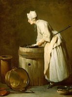 The Scullery Maid by Jean-simeon Chardin
