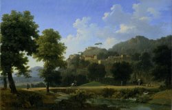 Italian Landscape (le Paysage D'italie) by Jean Victor Bertin