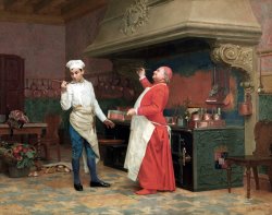 The Marvelous Sauce by Jehan Georges Vibert