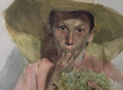 Boy Eating Grapes by Joaquin Sorolla y Bastida
