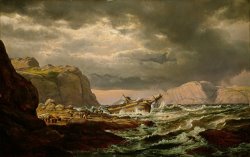 Shipwreck on The Coast of Norway by Johan Christian Dahl