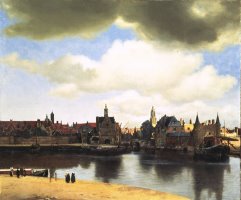 View Of Delft by Johannes Vermeer