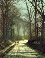 Moonlight Walk by John Atkinson Grimshaw