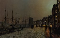 Shipping on The Clyde by John Atkinson Grimshaw