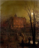 Under The Moonbeams 1882 by John Atkinson Grimshaw