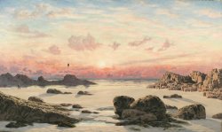 Bude Sands at Sunset by John Brett