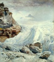Glacier of Rosenlaui by John Brett
