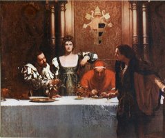 A Glass of Wine with Caesar Borgia by John Collier