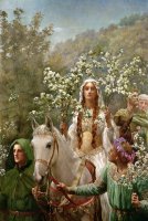 Queen Guinevere by John Collier