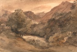 Borrowdale Evening After a Fine Day, 1 October 1806 by John Constable